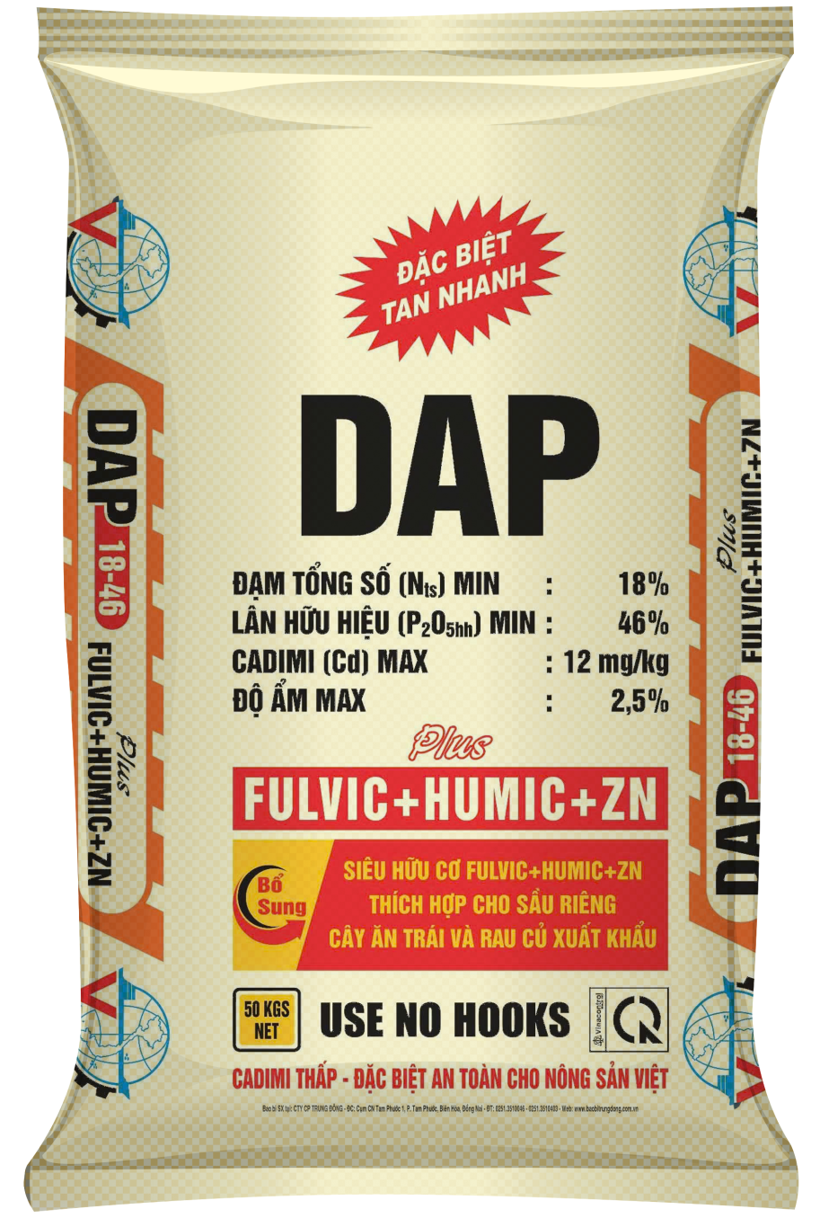 Phân DAP Fulvic Humic ZN