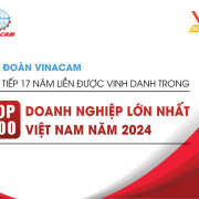 17 năm liên tiếp Vinacam được vinh danh trong TOP 500 doanh nghiệp lớn nhất Việt Nam