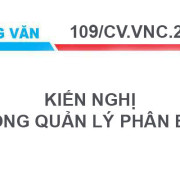 Công văn số 109/CV.VNC.2026 Kiến nghị trong quản lý phân bón